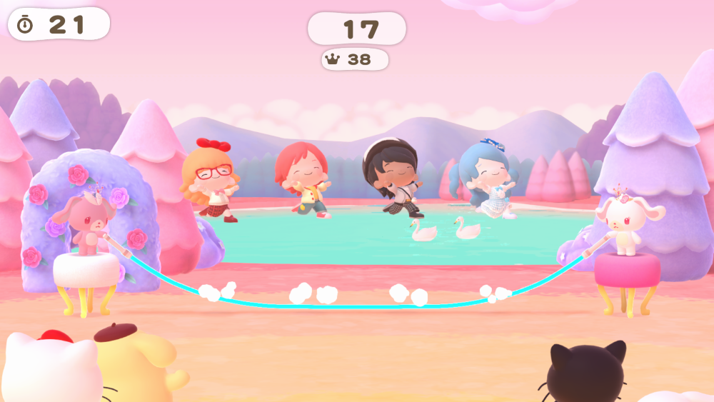 One of the mini games.
