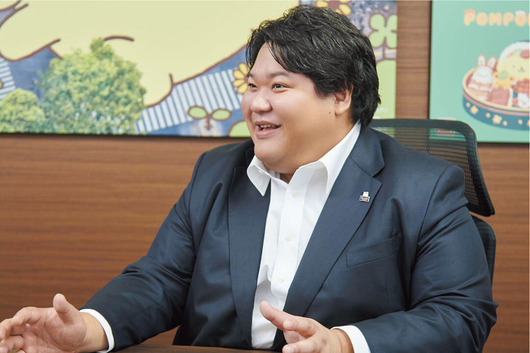 社長が話している様子