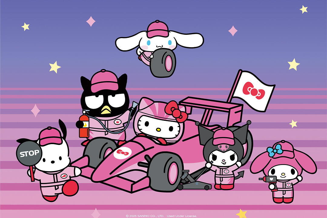 サンリオキャラのF1とのコラボレーション画像